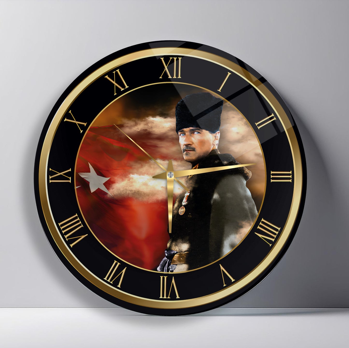 Atatürk Cam Duvar Saati