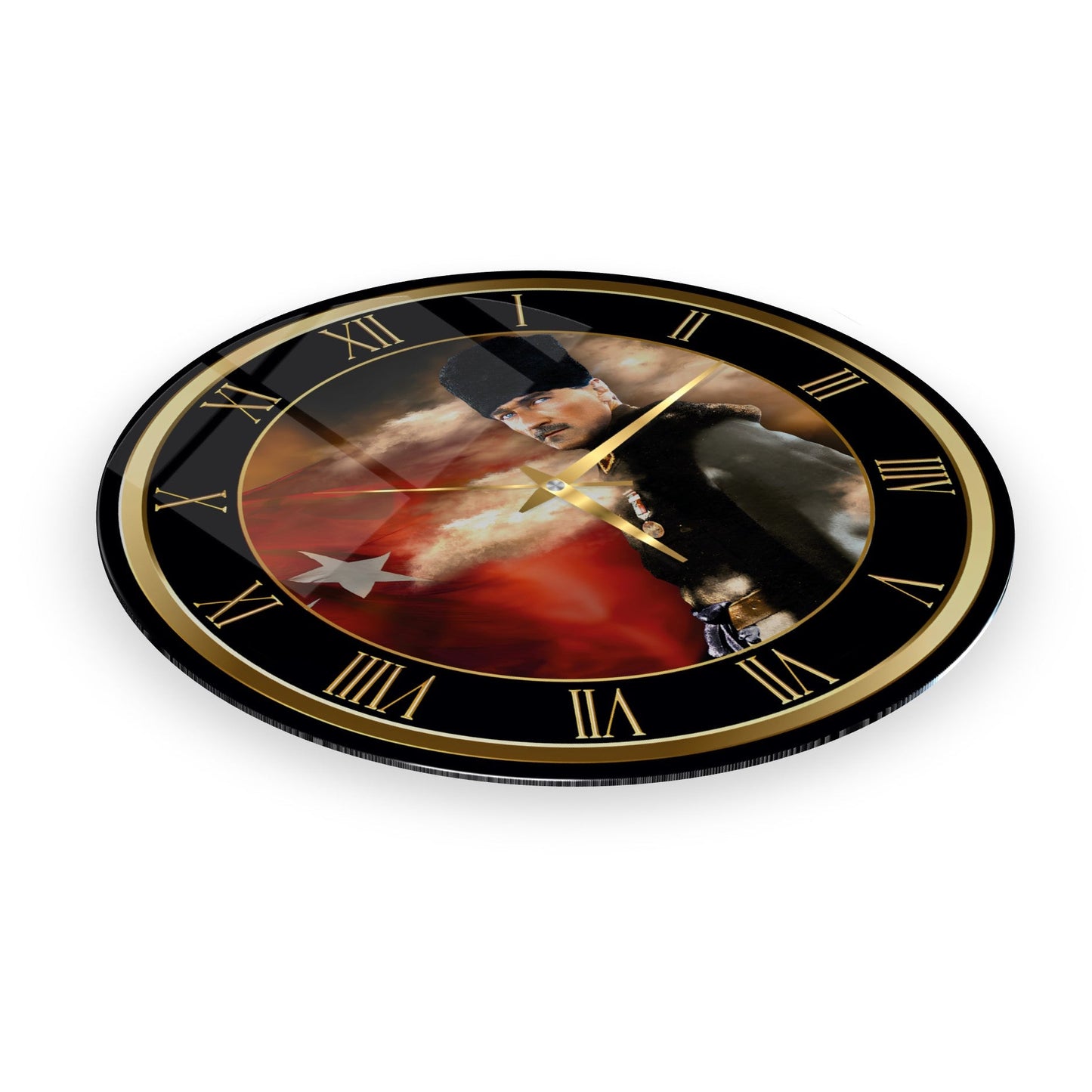 Atatürk Cam Duvar Saati