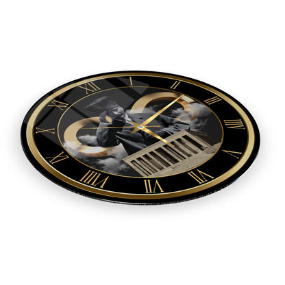 Atatürk ve Sonsuzluk Cam Duvar Saati