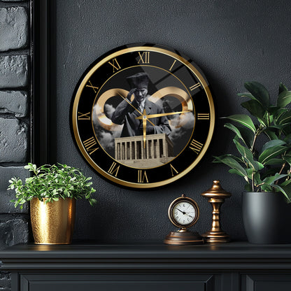 Atatürk ve Sonsuzluk Cam Duvar Saati