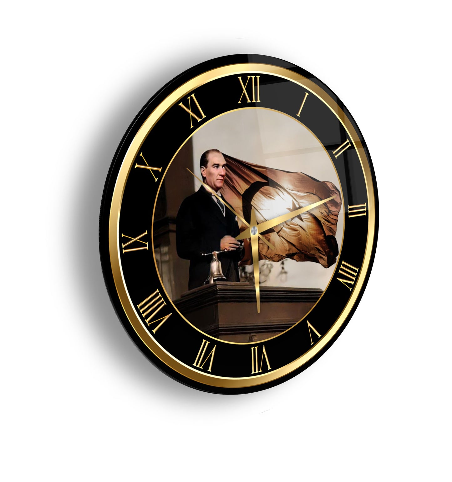 Atatürk Cam Duvar Saati