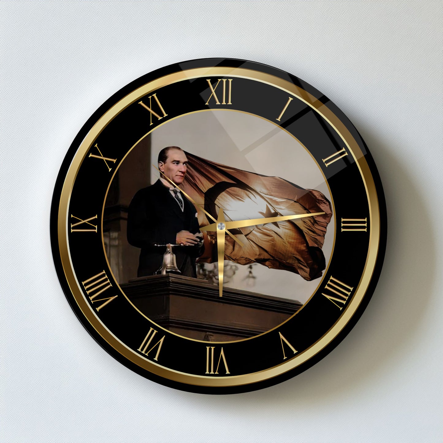 Atatürk Cam Duvar Saati