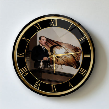 Atatürk Cam Duvar Saati