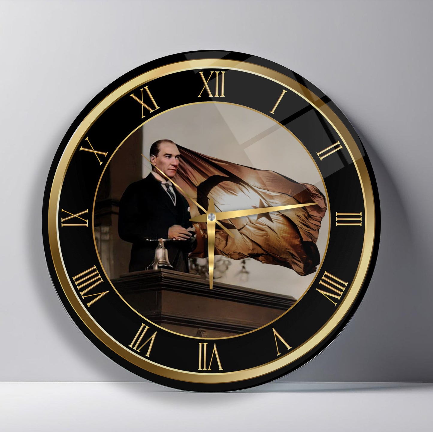 Atatürk Cam Duvar Saati