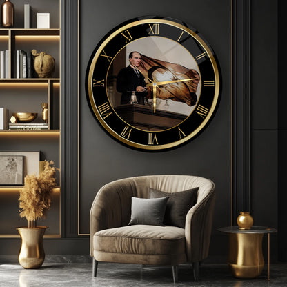 Atatürk Cam Duvar Saati