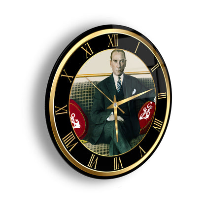 Atatürk Cam Duvar Saati