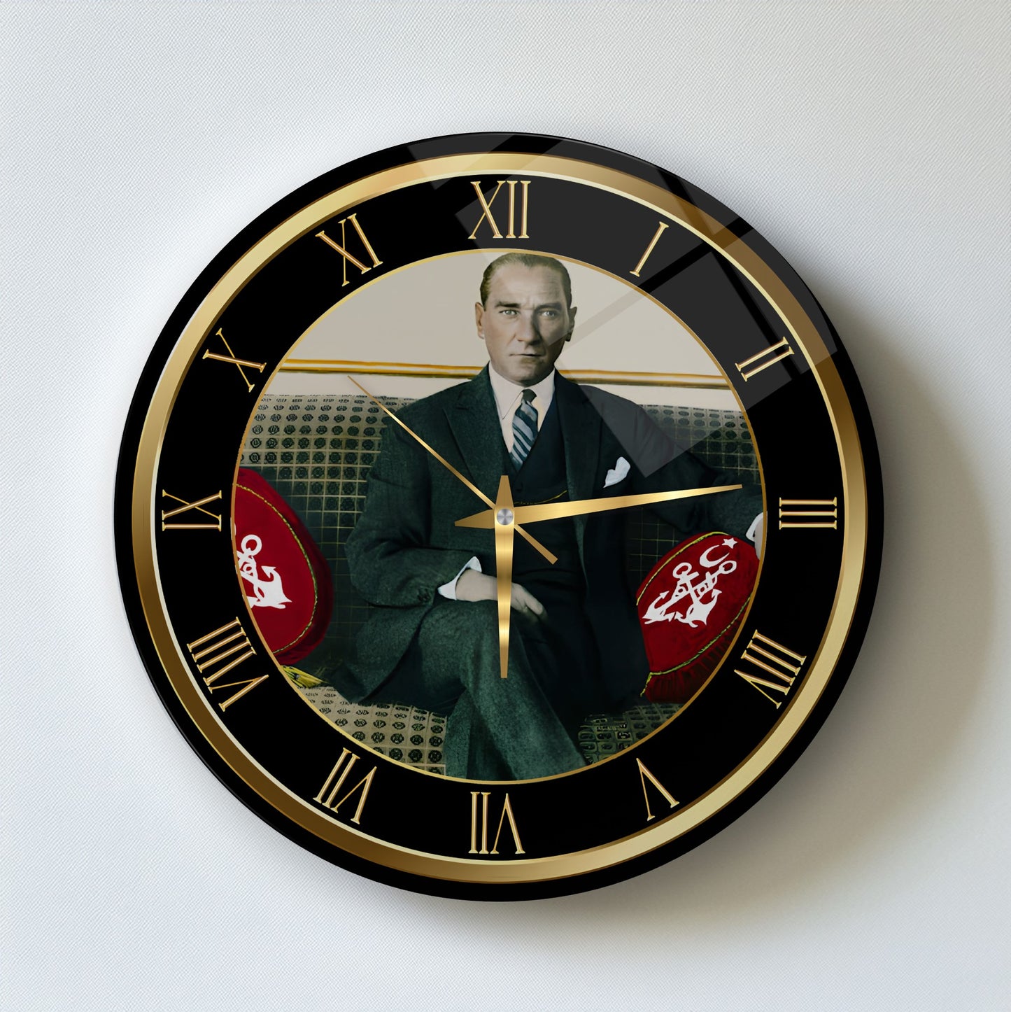 Atatürk Cam Duvar Saati