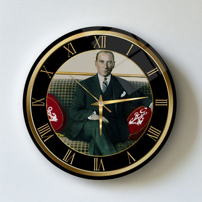 Atatürk Cam Duvar Saati