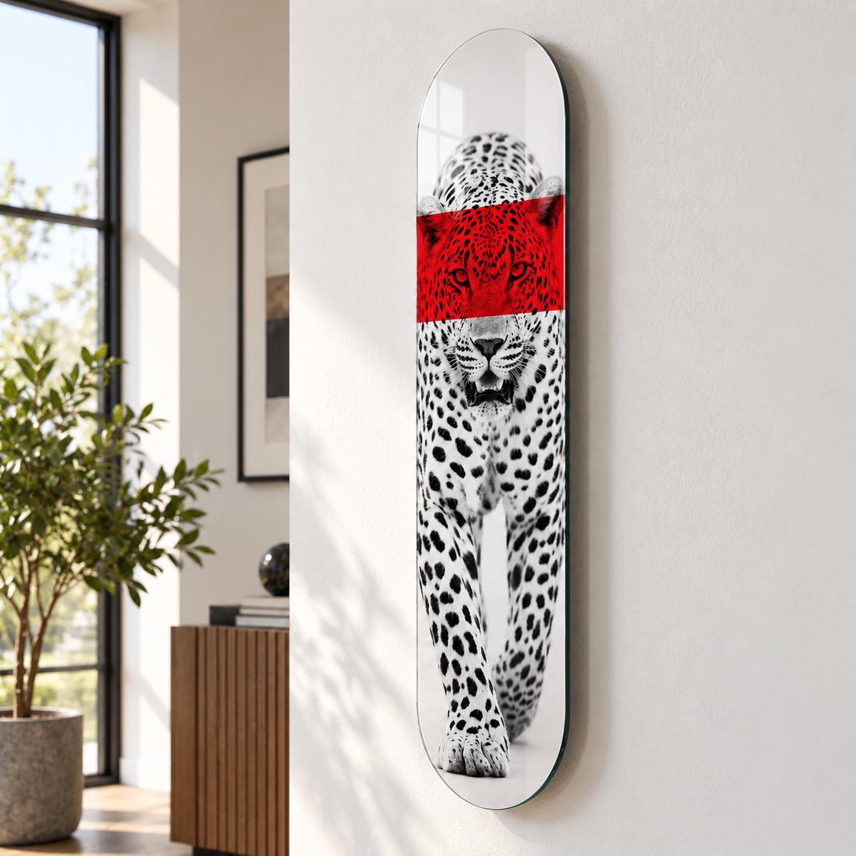 Skate Board cam tablo - yaklaşık 2 cm yüzer görünüm