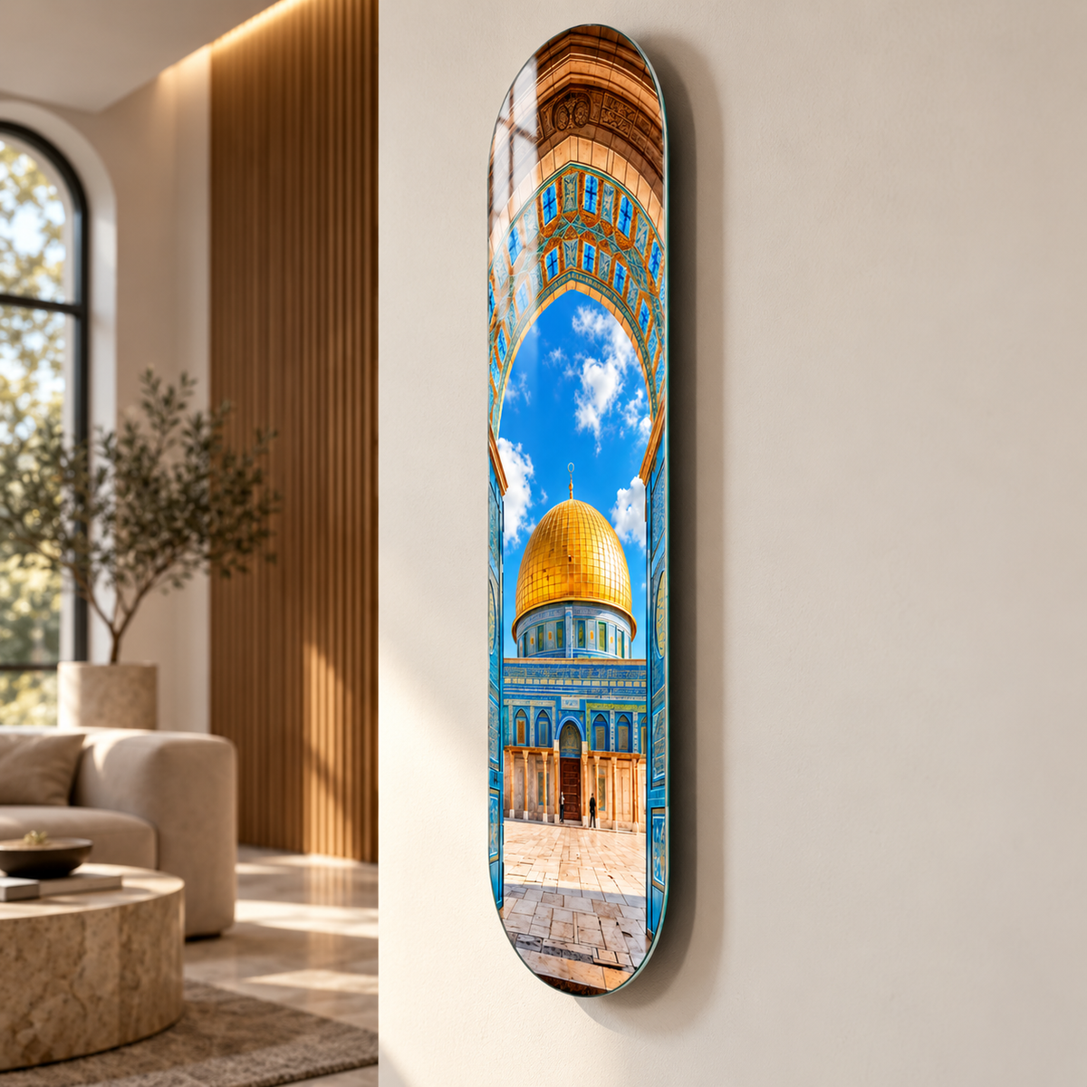 Skate Board cam tablo - yaklaşık 2 cm duvar mesafesi