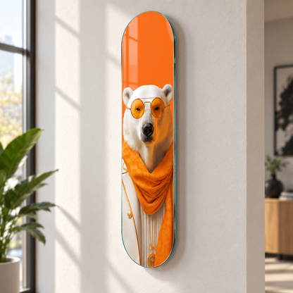 Skate Board cam tablo - yaklaşık 2 cm duvar mesafesi