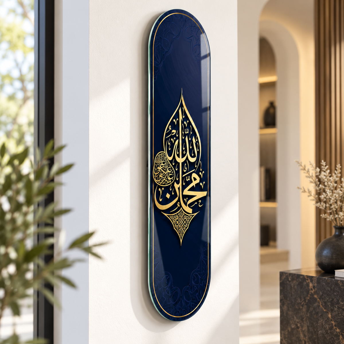 Skate Board cam tablo - yaklaşık 2 cm yüzer görünüm