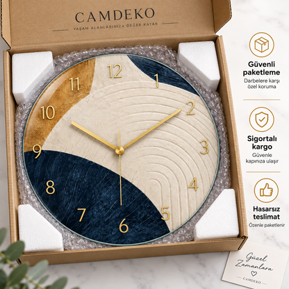 CAMDEKO cam saat güvenli paketleme ve sigortalı kargo