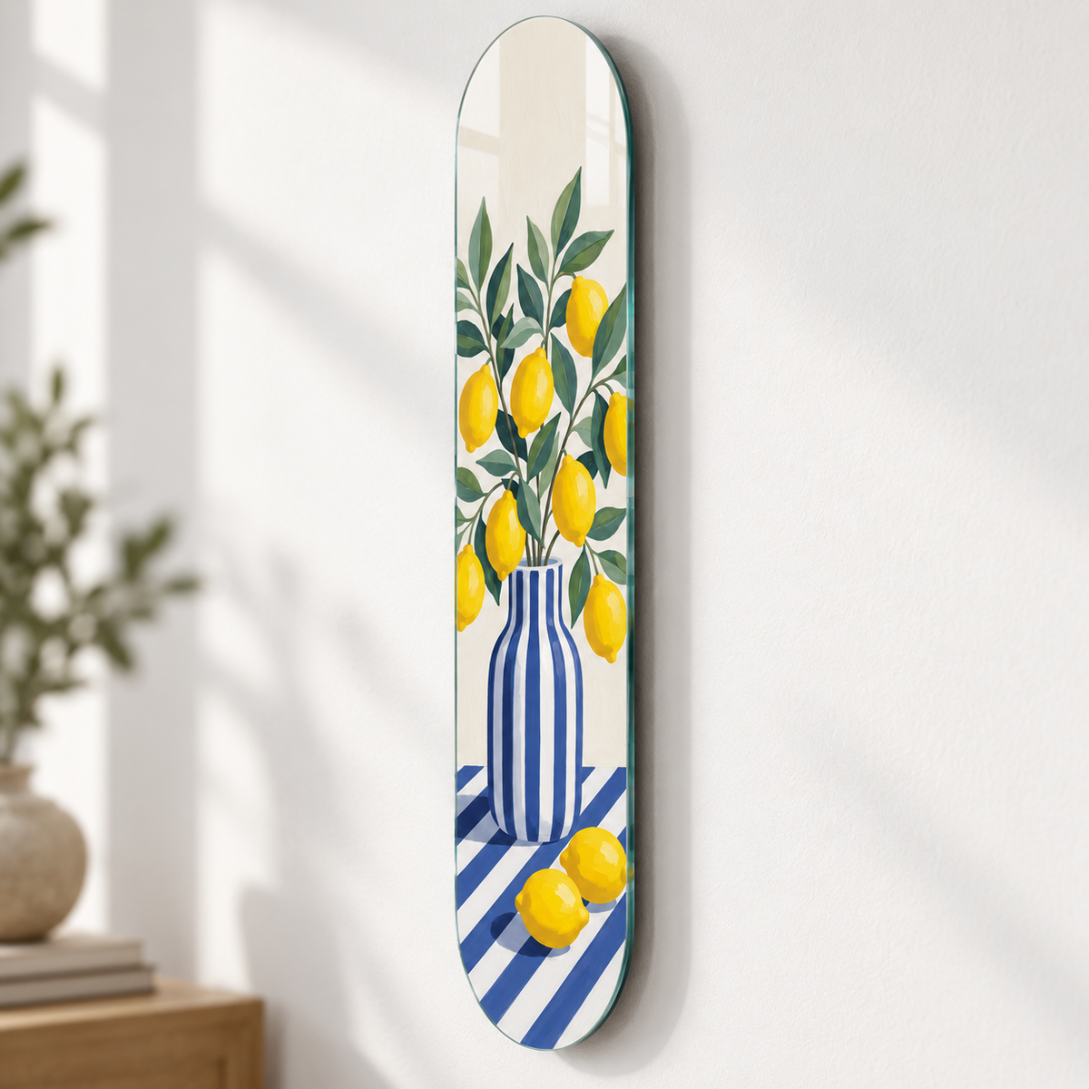 Skate Board cam tablo - yaklaşık 2 cm duvar mesafesi