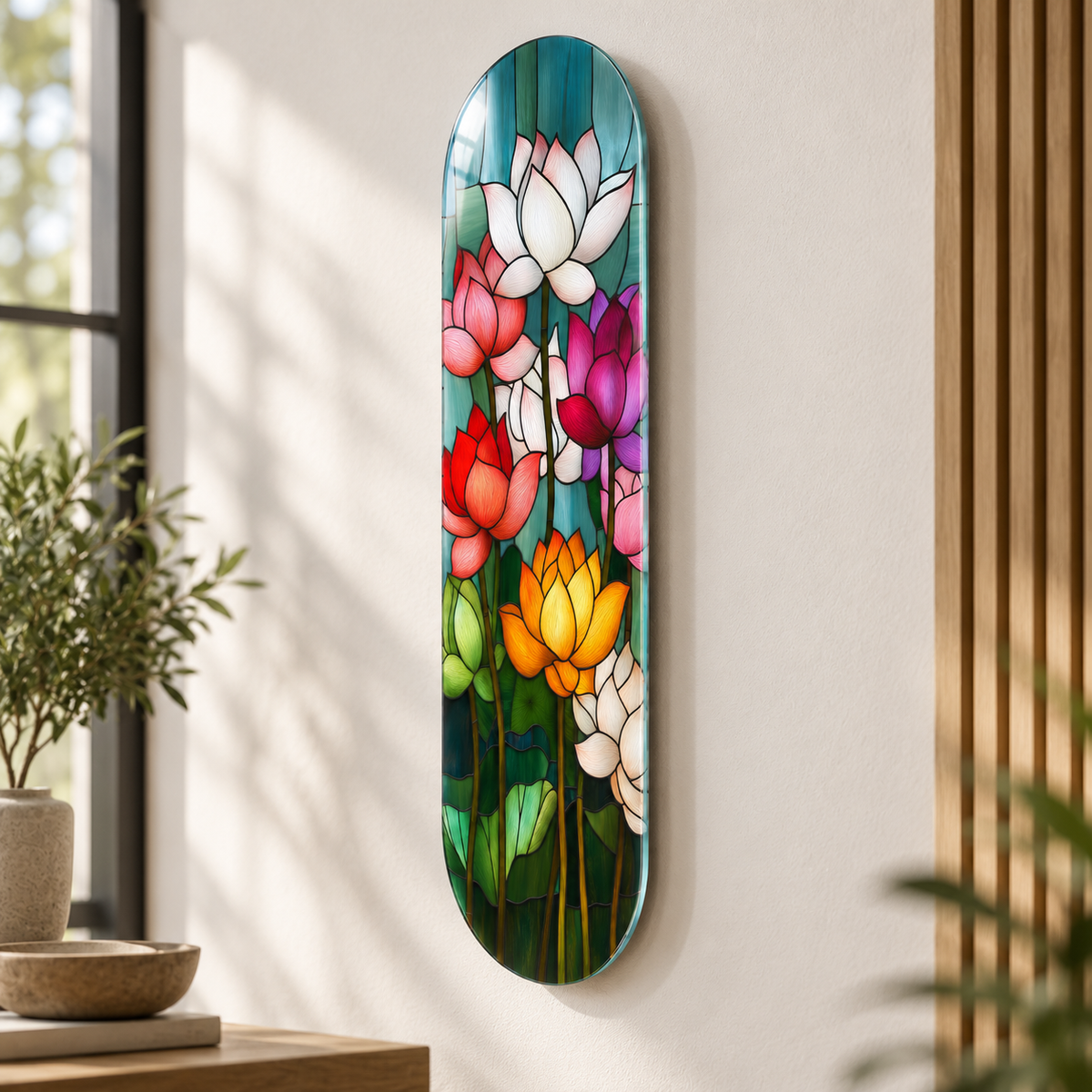 Skate Board cam tablo - yaklaşık 2 cm duvar mesafesi