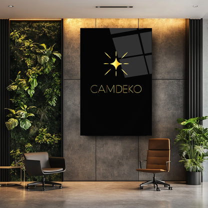 Kişiye Özel Dikey Cam Tablo