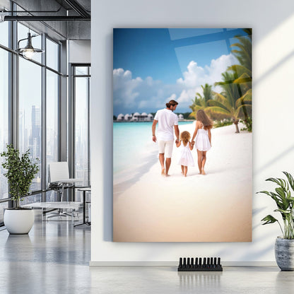 Kişiye Özel Dikey Cam Tablo