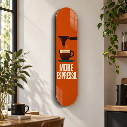Skate Board cam tablo - yaklaşık 2 cm duvar mesafesi