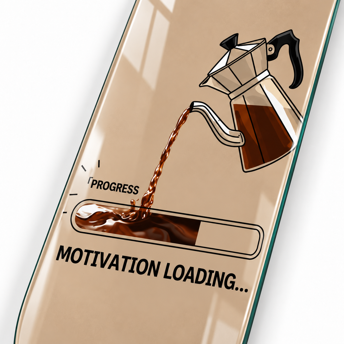 Motivation Loading UV baskı detay görseli