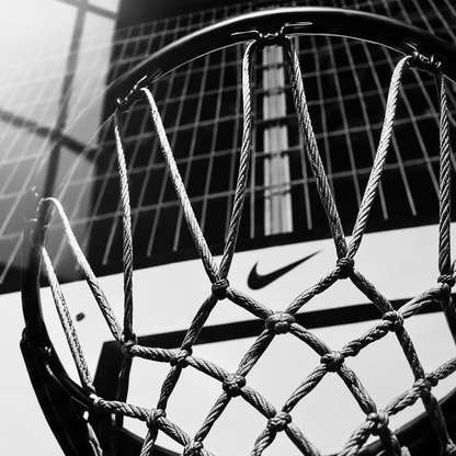 CAMDEKO UV baskı siyah beyaz basketbol temalı baskı detayı