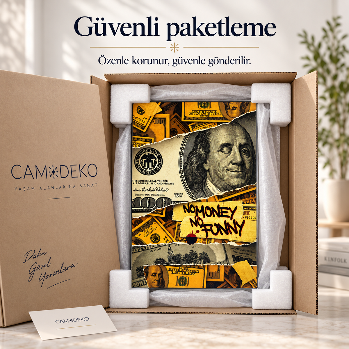 CAMDEKO güvenli paketleme ve korumalı gönderim