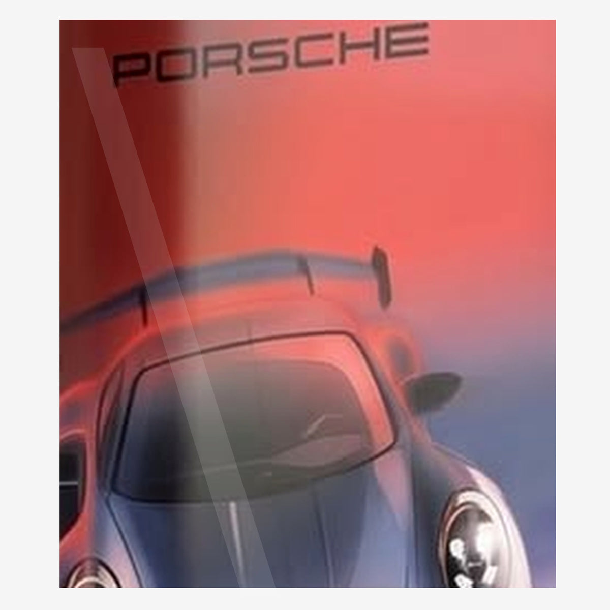 CAMDEKO UV baskı Porsche GT canlı renk ve yüzey detayı