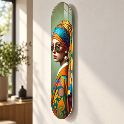 Skate Board cam tablo - yaklaşık 2 cm duvar mesafesi