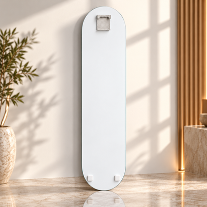 Skate Board cam tablo beyaz arka yüz - tek hazır çelik askı