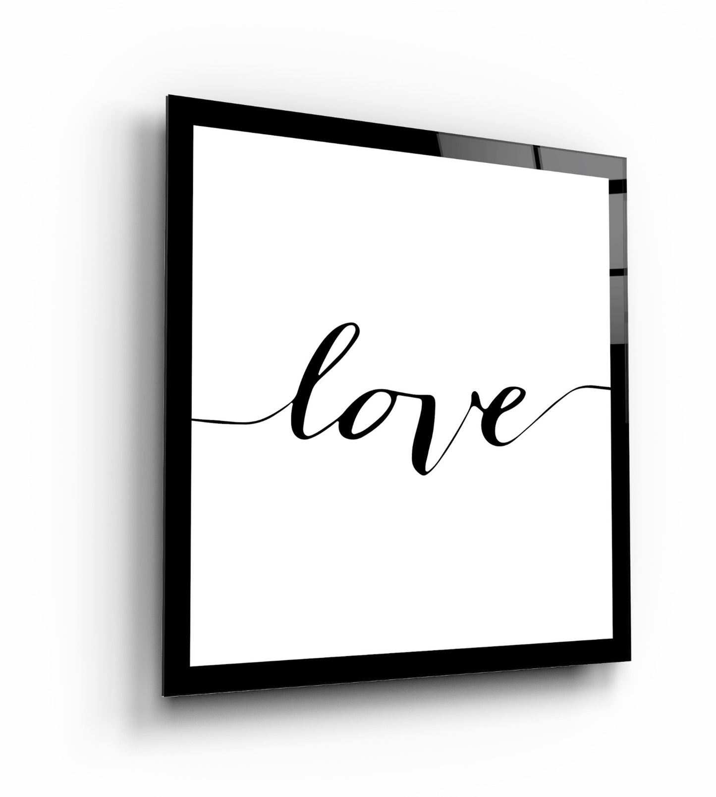 Love Triple Üçlü Cam Tablo