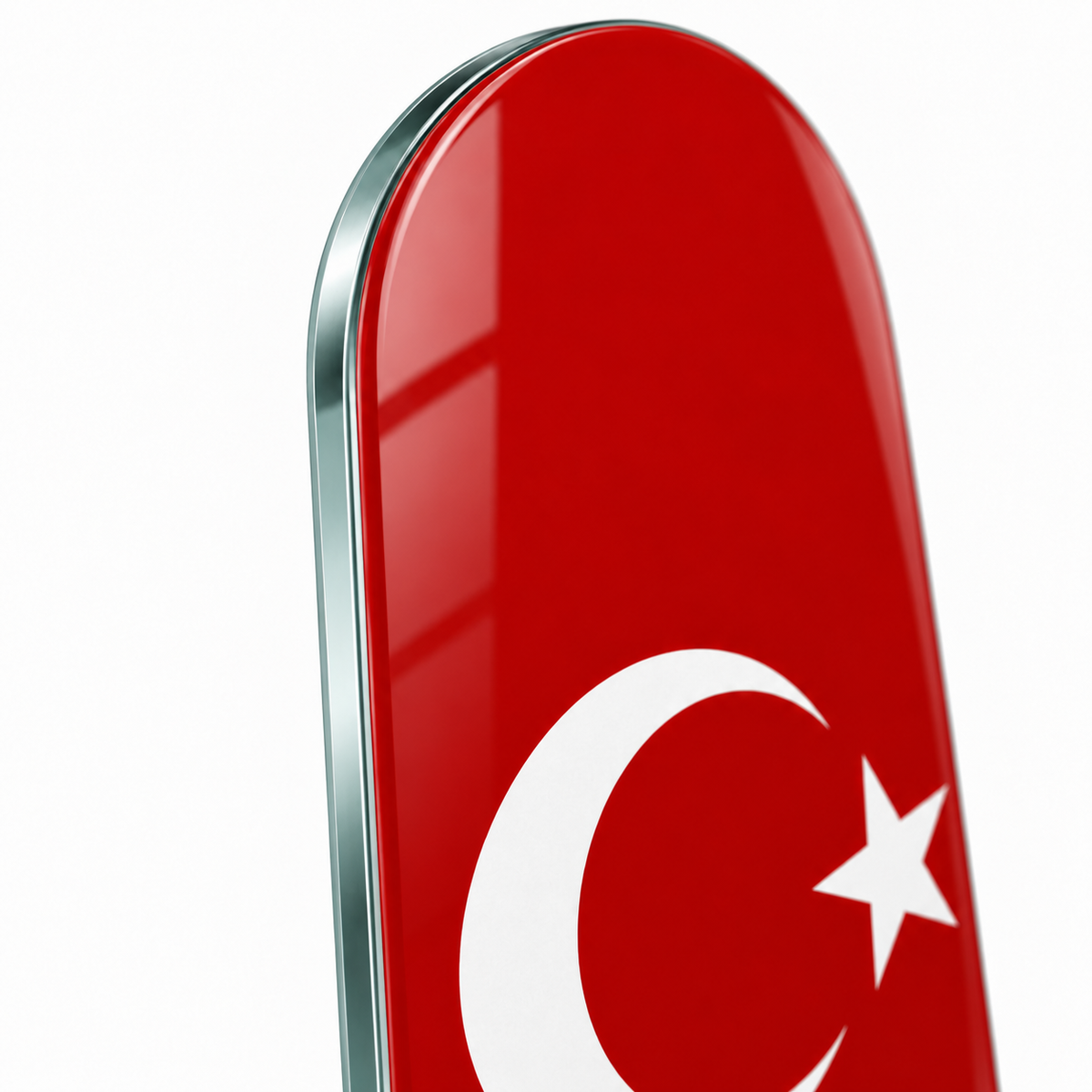 Türk bayrağı UV baskı detay görseli