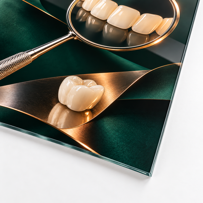 Hassas Dokunuş Dental Ayna Dikey Cam Tablo – 4 mm cam kenarı detayı