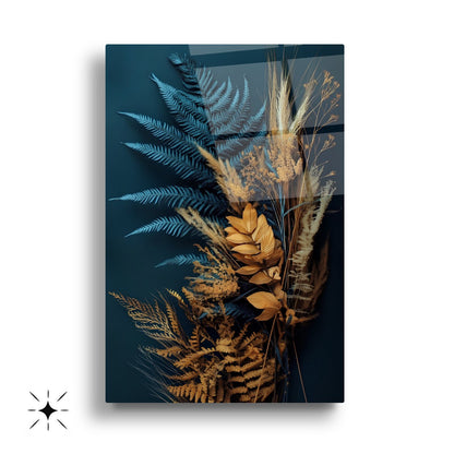 Çiçek Aranjmanı Üçlü Set Cam Tablo