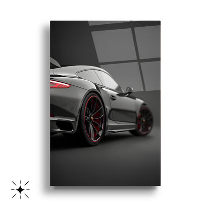 Spor Araba Üçlü Set Cam Tablo