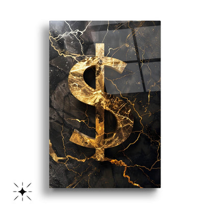 Dolar ve Bitcoin Üçlü Set Cam Tablo