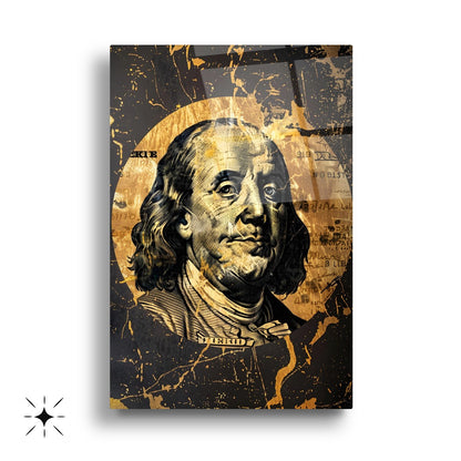 Dolar ve Bitcoin Üçlü Set Cam Tablo