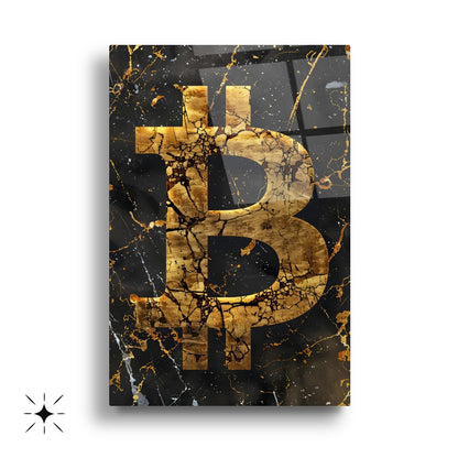 Dolar ve Bitcoin Üçlü Set Cam Tablo