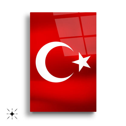 Bayrak Üçlü Set Cam Tablo