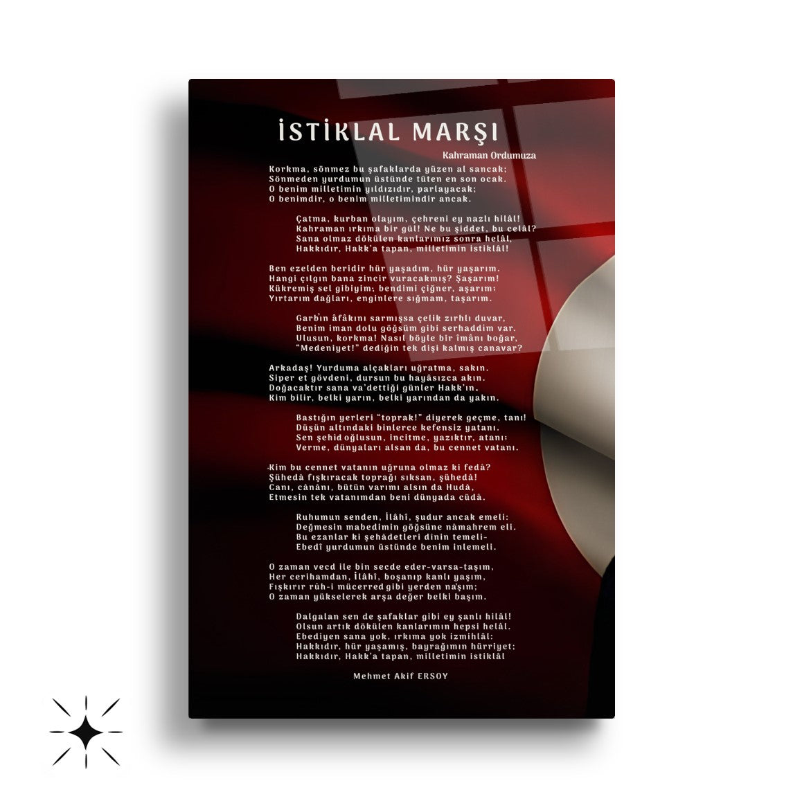 Atatürk Köşesi Üçlü Set Cam Tablo