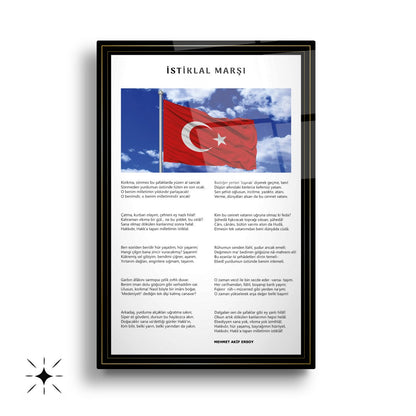 Atatürk Köşesi Üçlü Set Cam Tablo