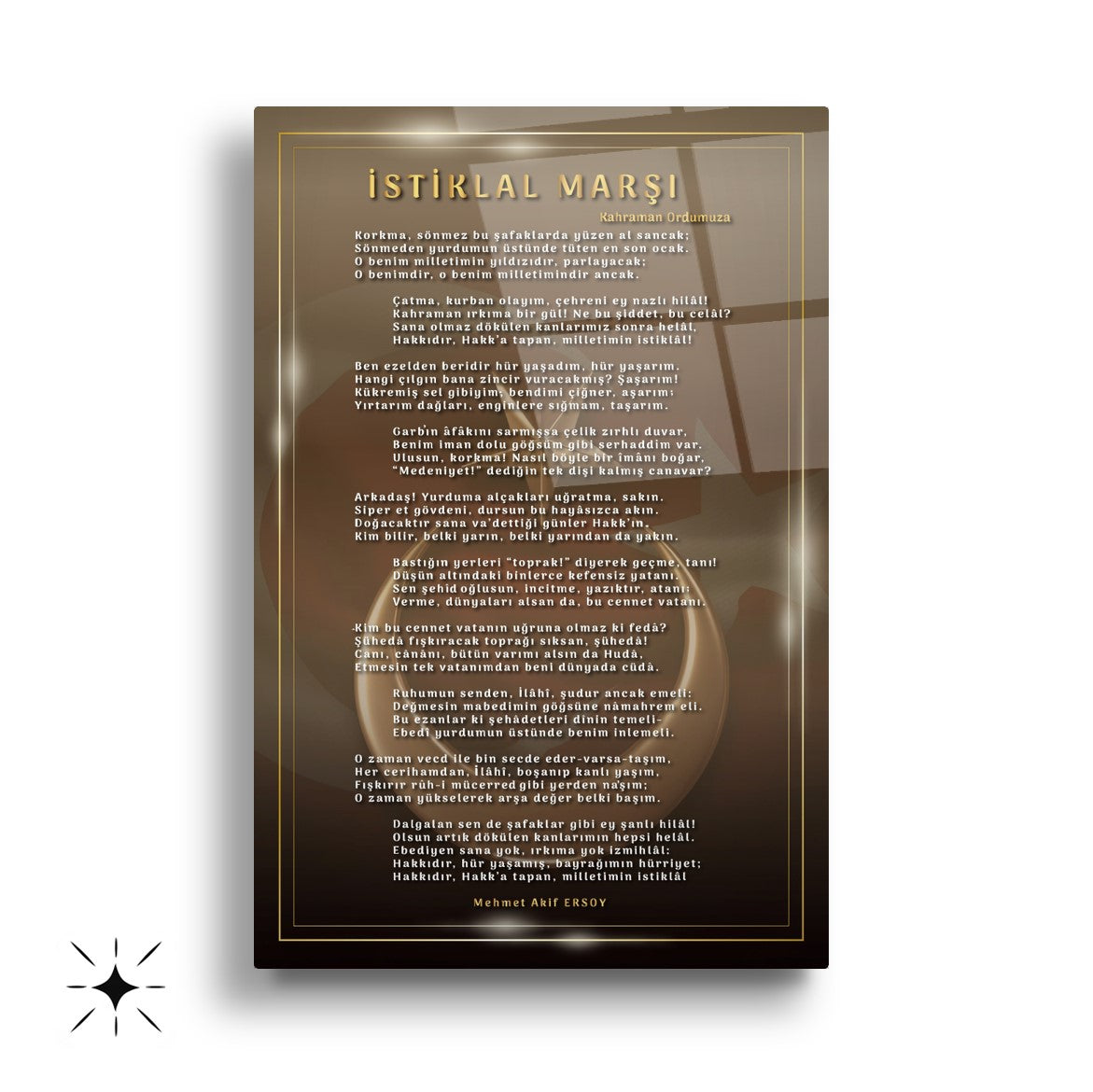 Atatürk Köşesi Üçlü Set Cam Tablo