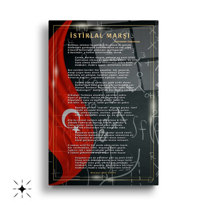 Atatürk Köşesi Üçlü Set Cam Tablo