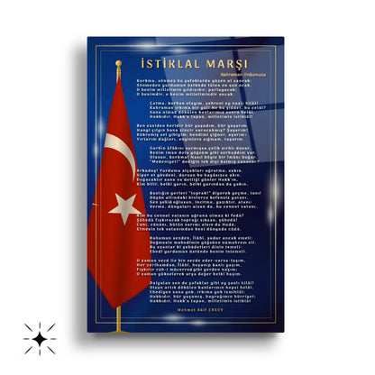 Atatürk Köşesi Üçlü Set Cam Tablo