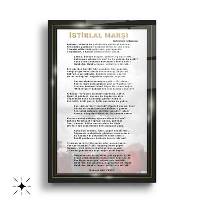 Atatürk Köşesi Üçlü Set Cam Tablo