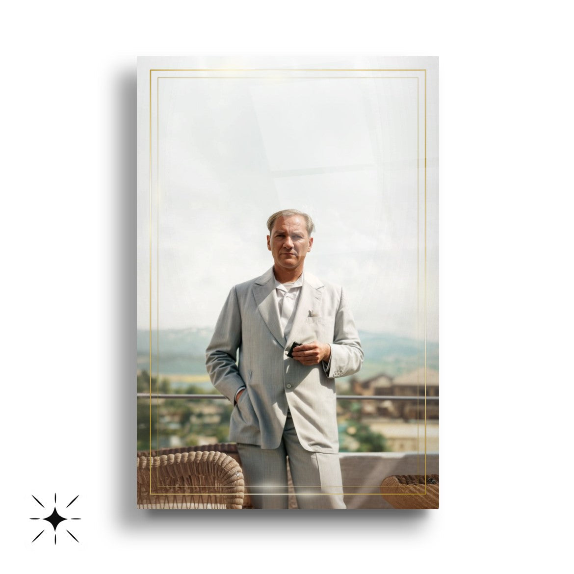 Atatürk Köşesi Üçlü Set Cam Tablo